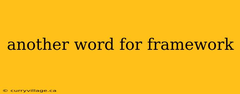 another word for framework