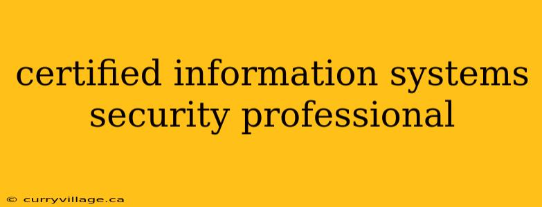 certified information systems security professional