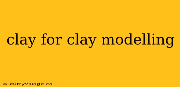 clay for clay modelling