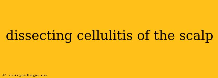 dissecting cellulitis of the scalp