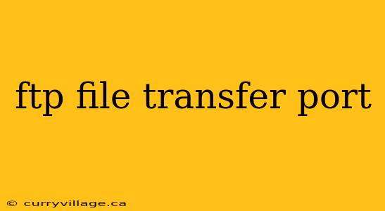 ftp file transfer port