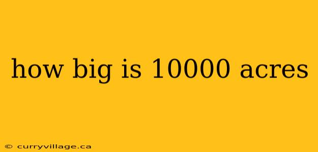 how big is 10000 acres