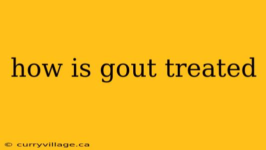 how is gout treated