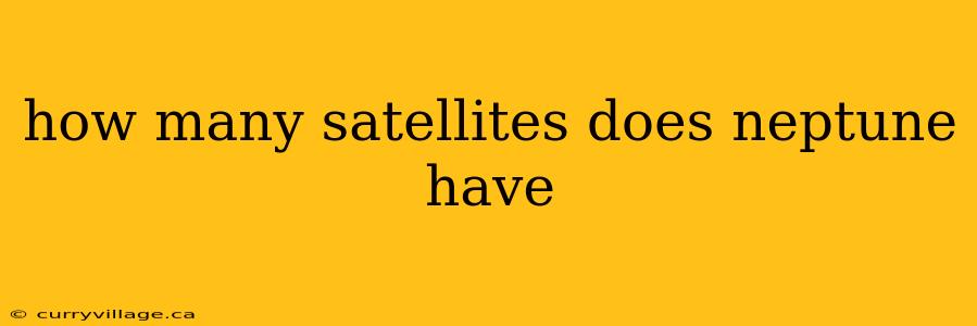 how many satellites does neptune have