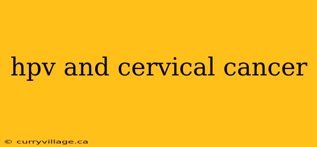hpv and cervical cancer