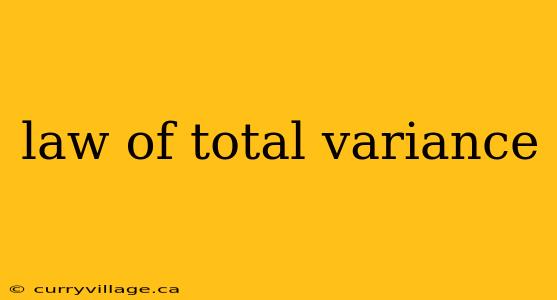 law of total variance