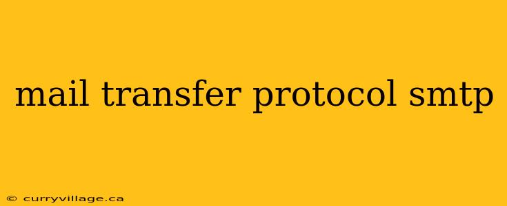 mail transfer protocol smtp