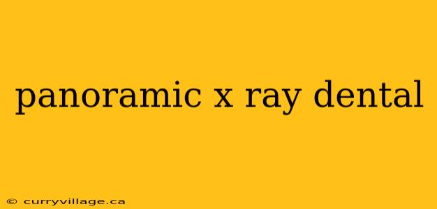 panoramic x ray dental