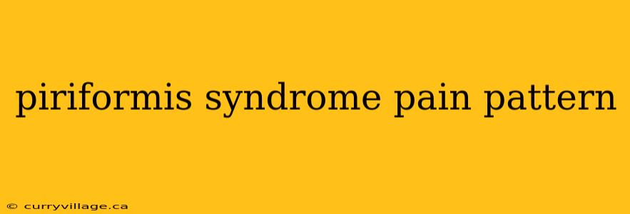 piriformis syndrome pain pattern