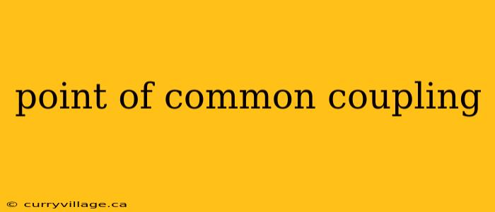 point of common coupling
