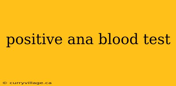 positive ana blood test