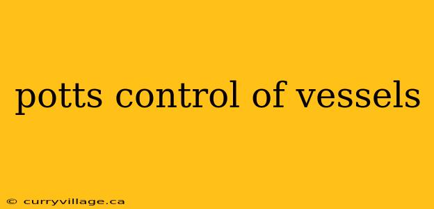 potts control of vessels