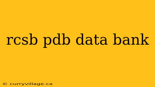 rcsb pdb data bank
