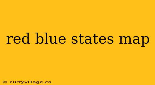 red blue states map