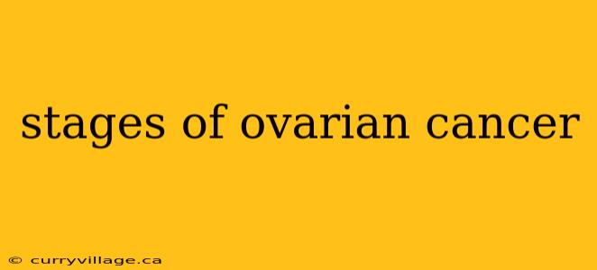 stages of ovarian cancer