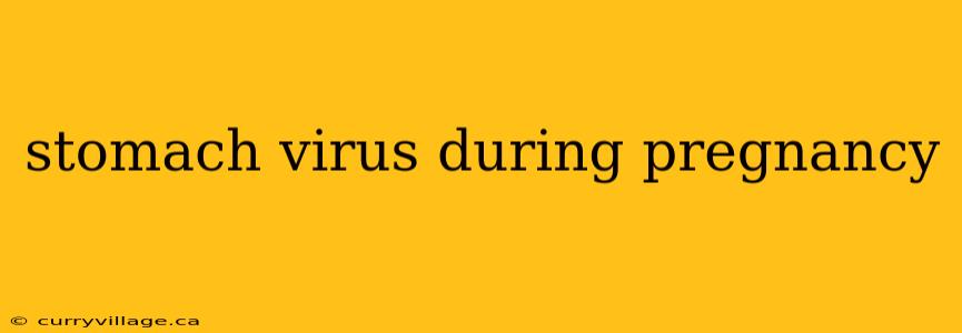 stomach virus during pregnancy