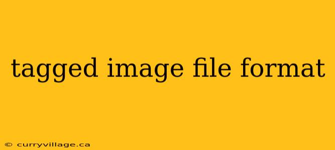 tagged image file format