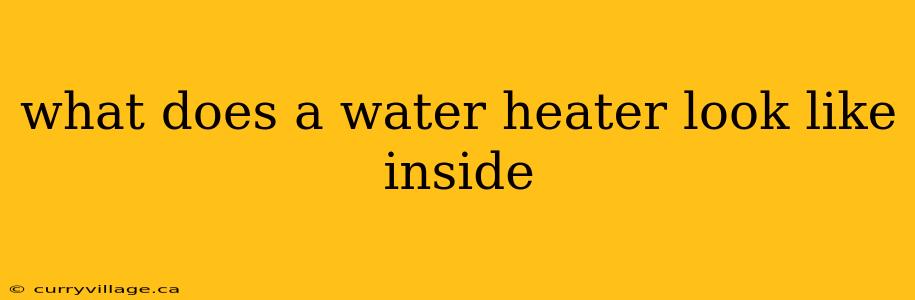 what does a water heater look like inside