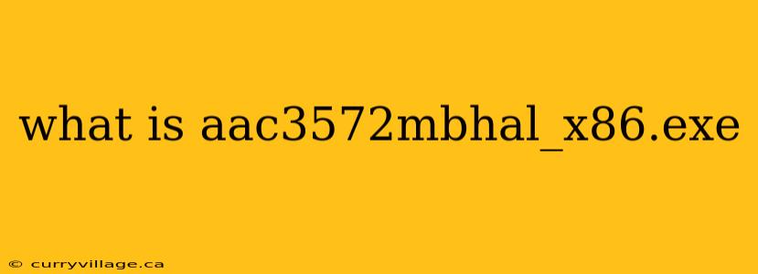 what is aac3572mbhal_x86.exe