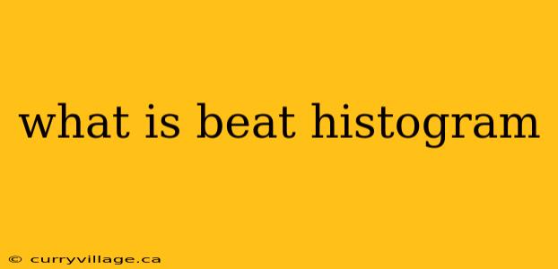 what is beat histogram