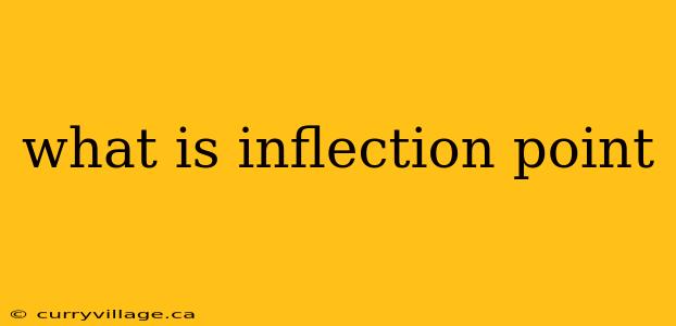what is inflection point
