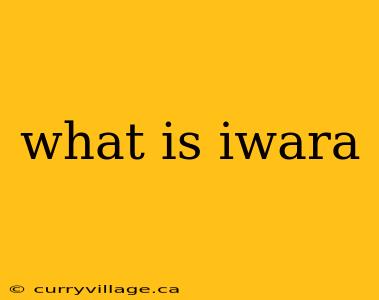 what is iwara