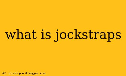 what is jockstraps
