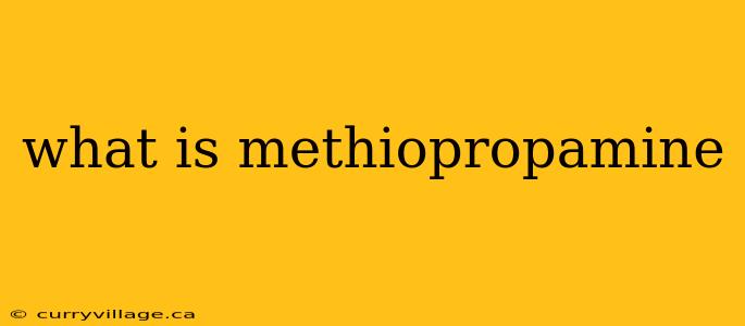 what is methiopropamine