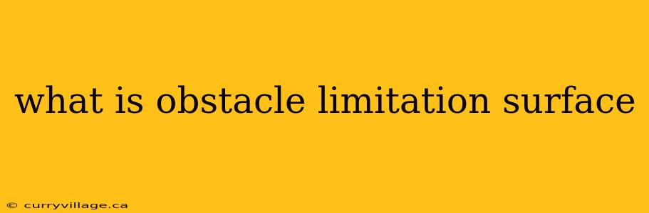 what is obstacle limitation surface