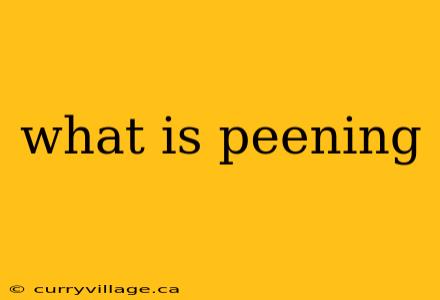 what is peening