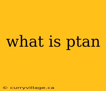 what is ptan