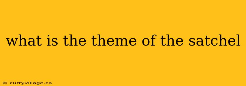 what is the theme of the satchel