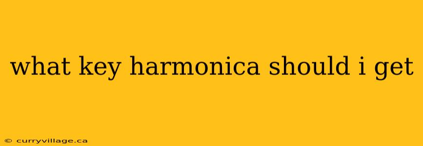 what key harmonica should i get
